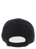 Fendi Black Wool Baseball Cap
