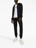 Dolce & Gabbana logo-tag zip-up hoodie