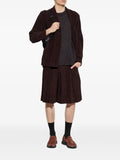 Homme Plissé Issey Miyake pleated notch-lapel jacket