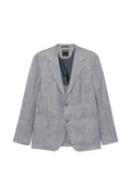Zegna single-breasted notch-lapel jacket