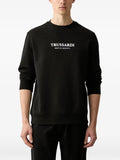 Trussardi logo-print crew-neck sweater