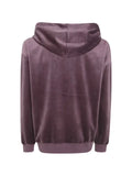 Y-3 By Yohji Yamamoto Vintage velvet-effect zip-up hoodie