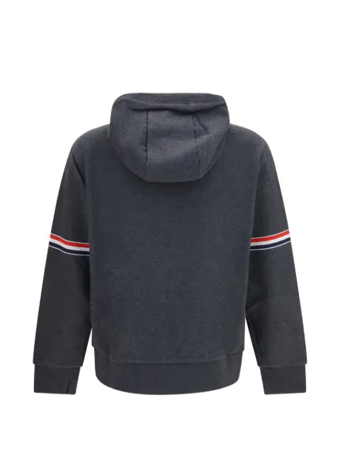 Thom Browne 4-bar piqué hoodie