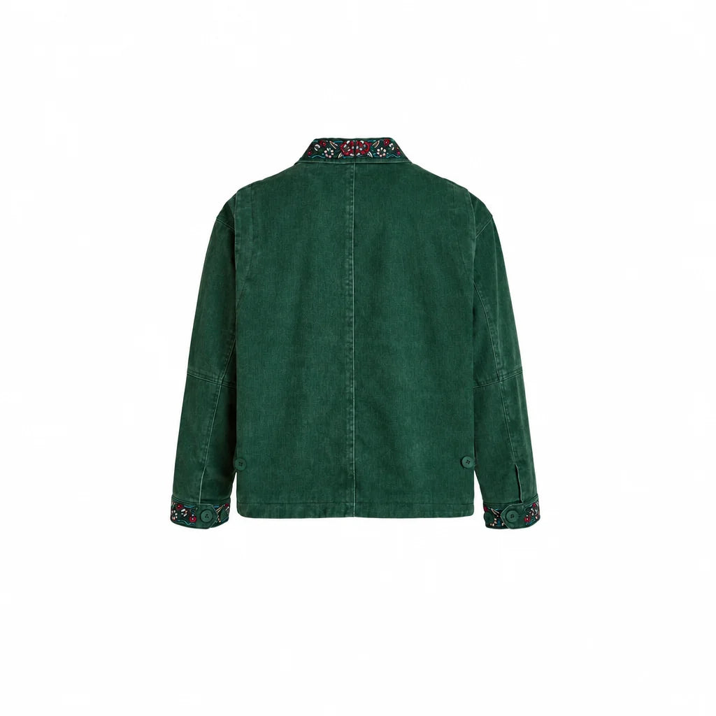 Found Jockey Club Embroidered Jacket